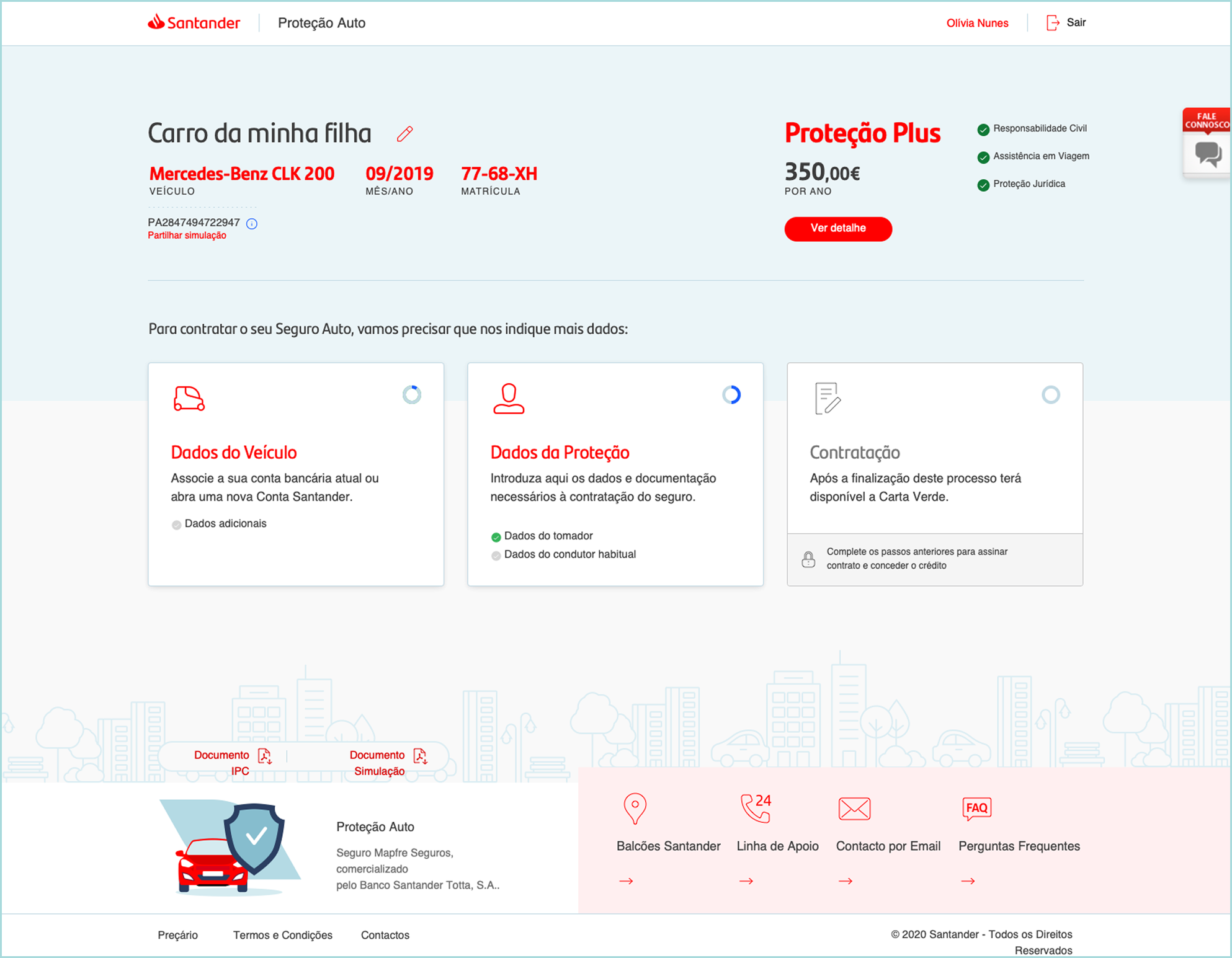 Same flow · rendered on the corporate site · Flame already adopted