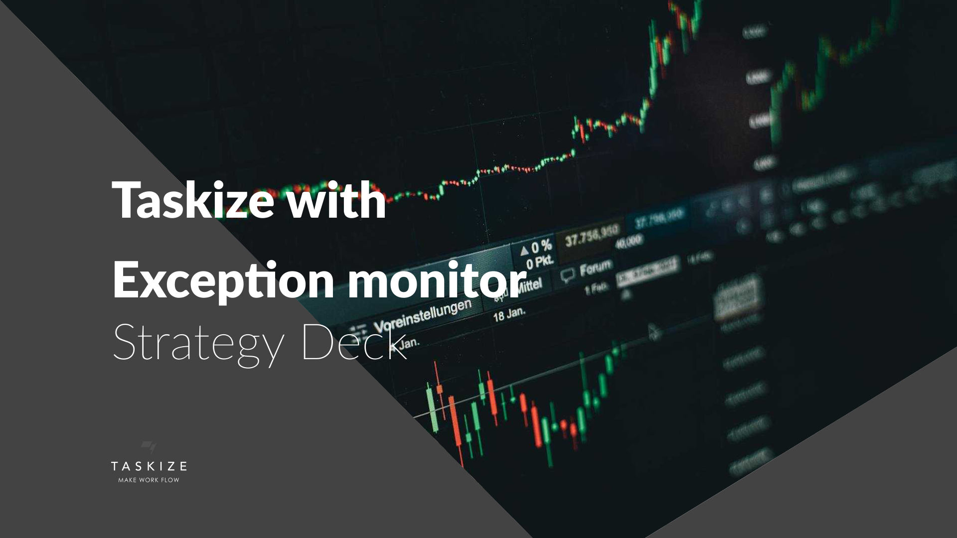Exception Monitor · strategy deck cover · the artefact, not a sketch